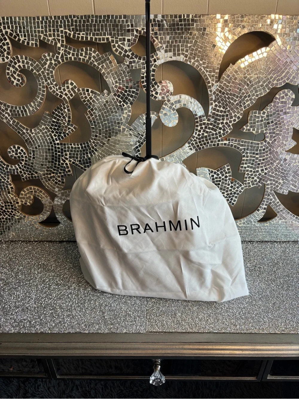 ⭐️Brahmin Evergreen Top Handle Leather Satchel